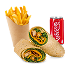 Crispy Chicken Tender Wrap Meal 