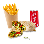 Crispy Hot Honey Halloumi Wrap Meal 